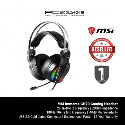 MSI Immerse GH70 Gaming Headset