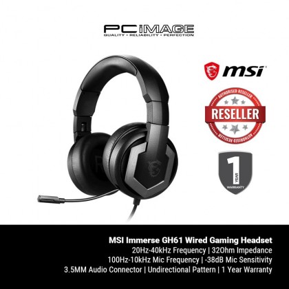 MSI Immerse GH61 Wired Gaming Headset