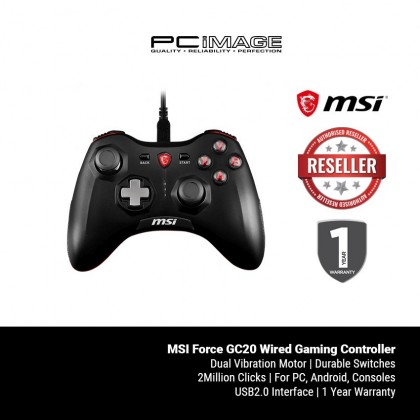 MSI Force GC20 Wired Gaming Controller