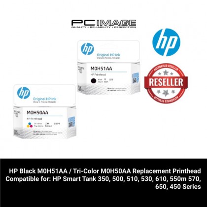 HP M0H50AA Tri-color / M0H51AA Black Replacement GT Printhead HP M0H50AA Tri-color / M0H51AA Black Replacement GT Printhead