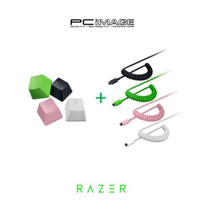 RAZER PBT Keycap+Coiled Cable Set RAZER PBT Keycap+Coiled Cable Set