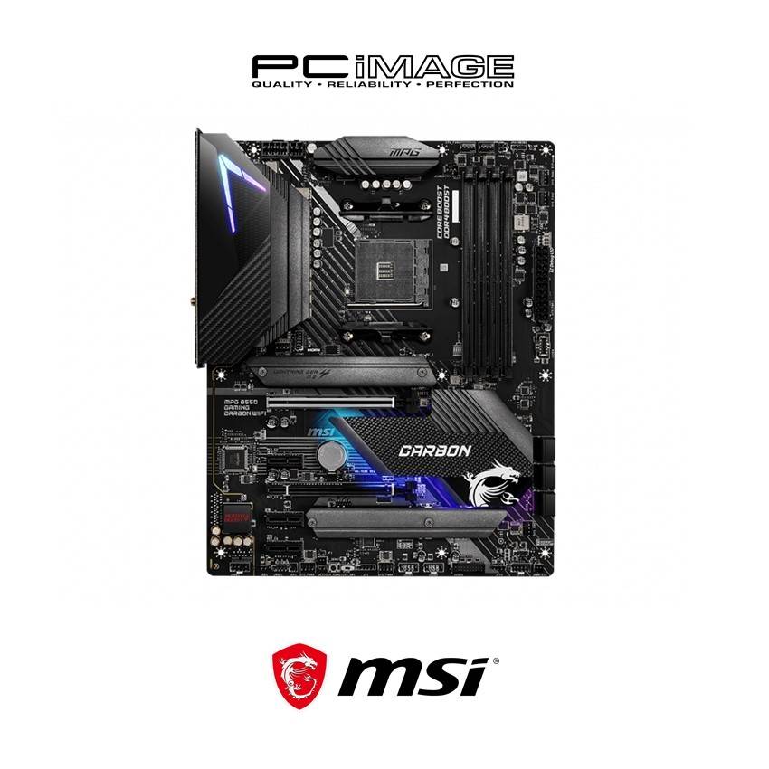 MSI MPG B550 GAMING CARBON WIFI SOCKET AM4 MOTHERBOARD PCIMAGE MALAYSIA