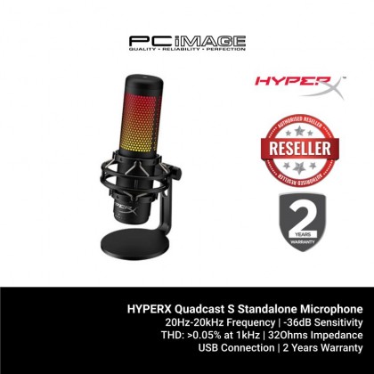 HYPERX QUADCAST S STANDALONE USB MICROPHONE HYPERX QUADCAST S STANDALONE USB MICROPHONE