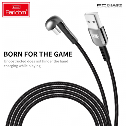 EARLDOM EC-059I Lightning U-Sharp Gaming USB Cable 2.4A 1M EARLDOM EC-059I Lightning U-Sharp Gaming USB Cable 2.4A 1M
