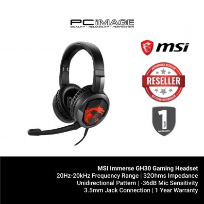 MSI Immerse GH30 Gaming Headset