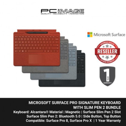 Microsoft Surface Pro Signature Keyboard & Slim Pen 2 Bundle