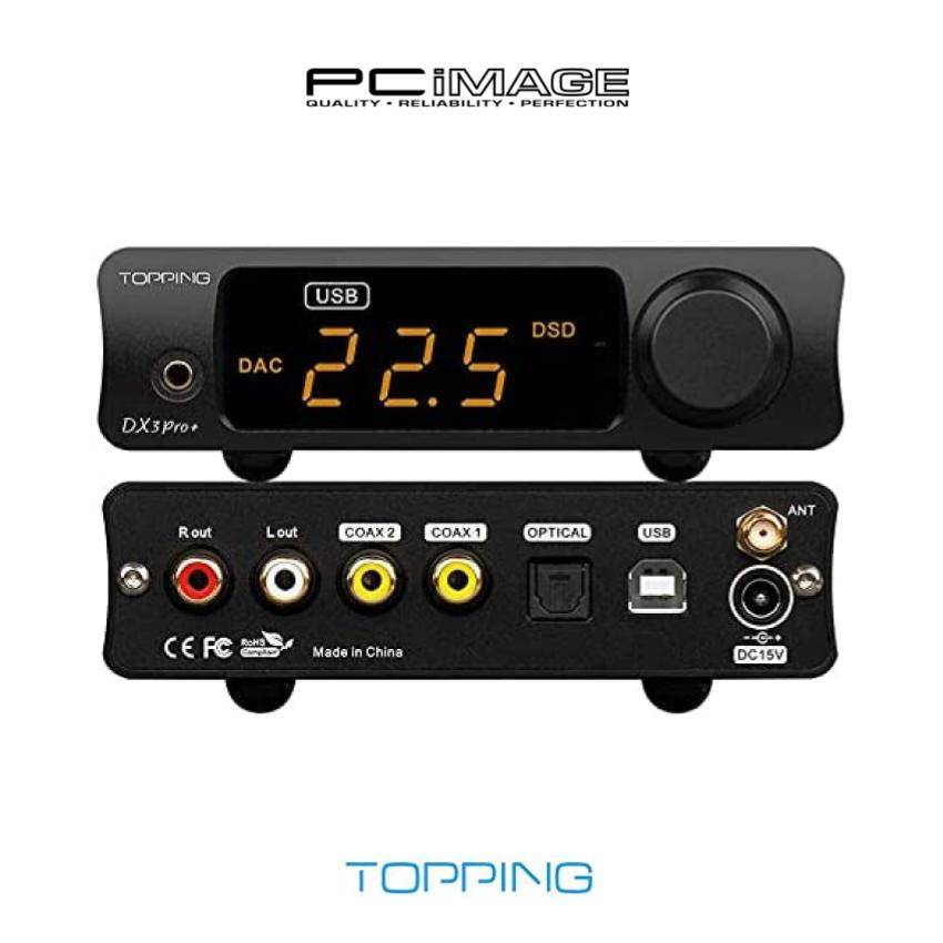 Topping DX3 Pro Plus ES9038Q2M Bluetooth 5.0 LDAC Audio Decoder DSD512
