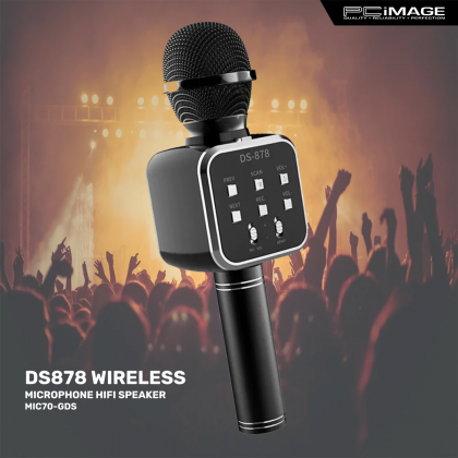 DS878 Wireless Microphone Hifi Speaker