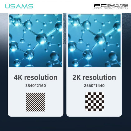 USAMS US-SJ528 U74 4K HD HDMI to HDMI 2.0 Cable 2M Black