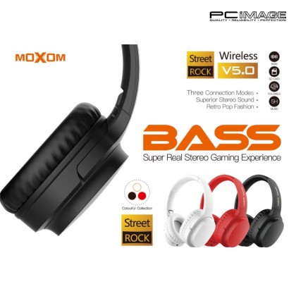 MOXOM MX-WL06 Street Rock Bluetooth FM/SD Card Wireless Headset