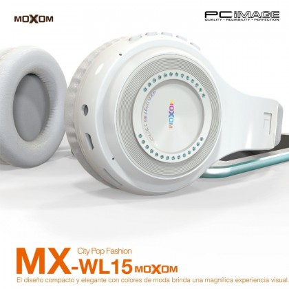 MOXOM MX-WL15 7 Color LED Wireless Headphone