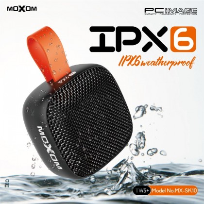 MOXOM MX-SK10 Bluetooth Stereo TWS Waterproof Wireless Speaker