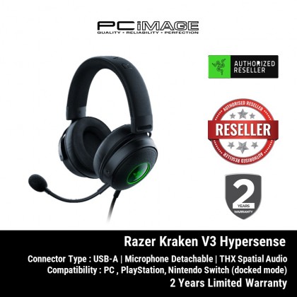 RAZER KRAKEN V3 HYPERSENSE WIRED USB GAMING HEADSET - RZ04-03770100-R3M1