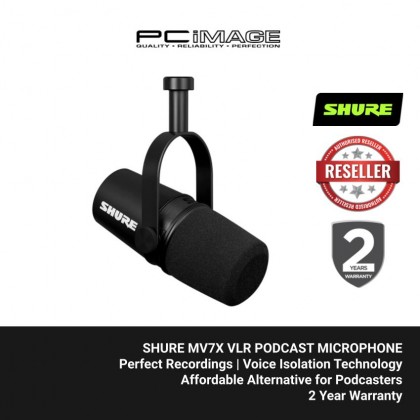 Microphone Shure MV7X Neuf Podcast / Studio - Photo, audio & vidéo