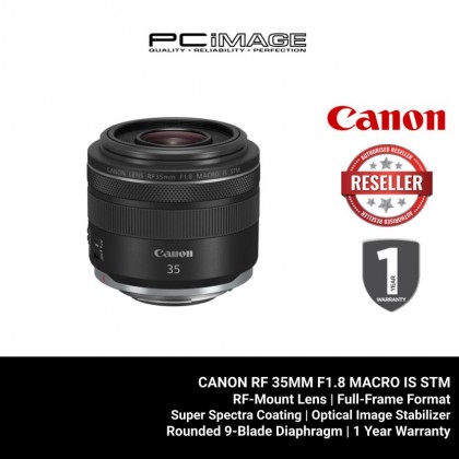CANON RF 35MM F1.8 Macro IS STM