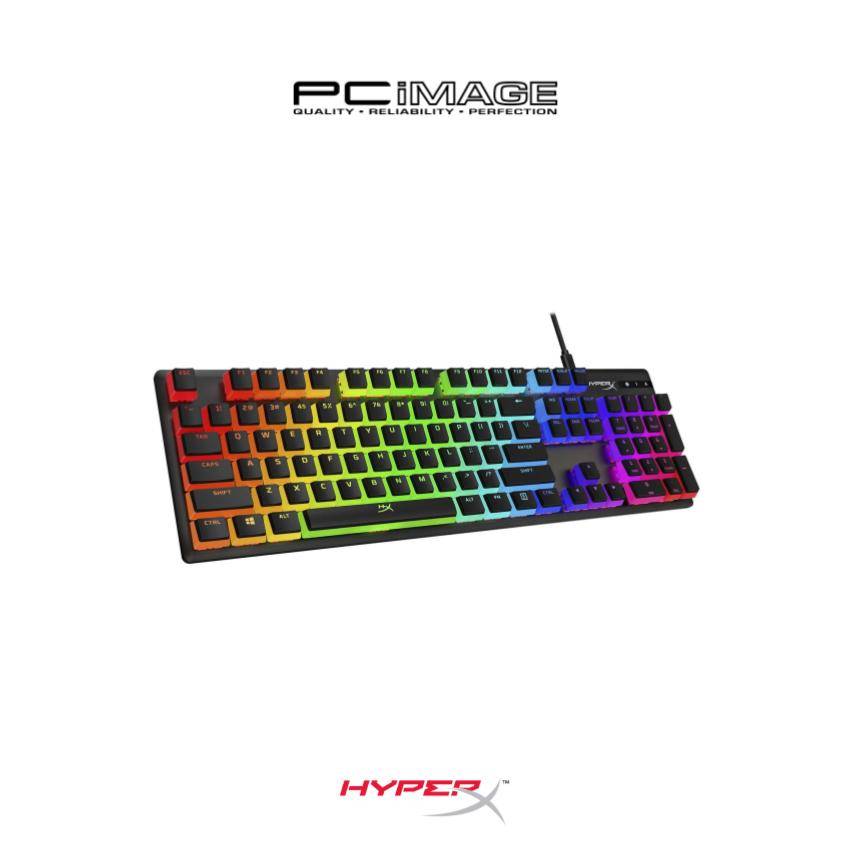 HYPERX Pudding Keycaps Double Shot PBT Full Key Set US Black PC Image