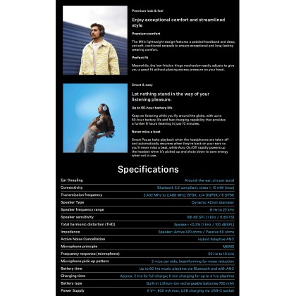 Sennheiser Momentum 4 Wireless Headphone /APTX adaptive/Best Wireless Headphone