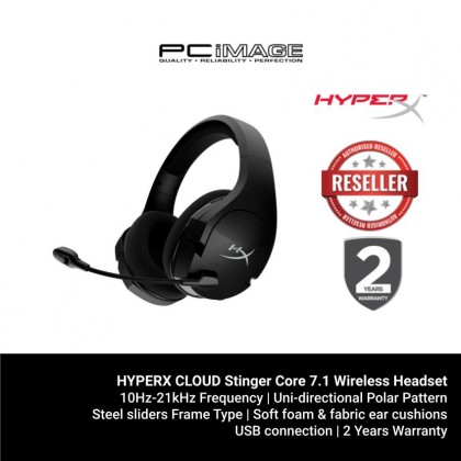HYPERX CLOUD Stinger Core 7.1 Wireless Headset HYPERX CLOUD Stinger Core 7.1 Wireless Headset