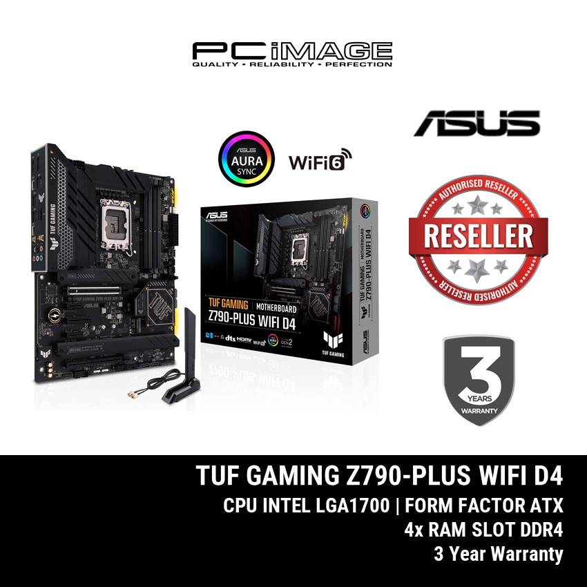 ASUS TUF GAMING Z790-PLUS WIFI D4 Intel® Z790 (LGA1700) ATX Gaming ...