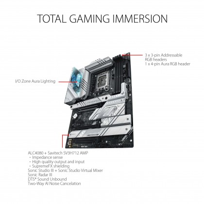 ASUS ROG STRIX Z790-A GAMING WIFI D4 GAMING SOCKET LGA1700 MOTHERBOARD [contact us for stock status before purchase]