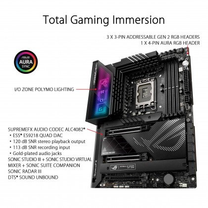 ASUS ROG MAXIMUS Z790 HERO Intel&reg;&nbsp;Z790 LGA 1700 ATX motherboard