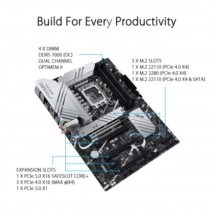 ASUS Prime Z790-P WIFI-CSM, an Intel Z790 LGA 1700 ATX motherboard