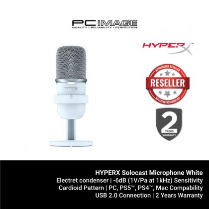 HYPERX Solocast Microphone White