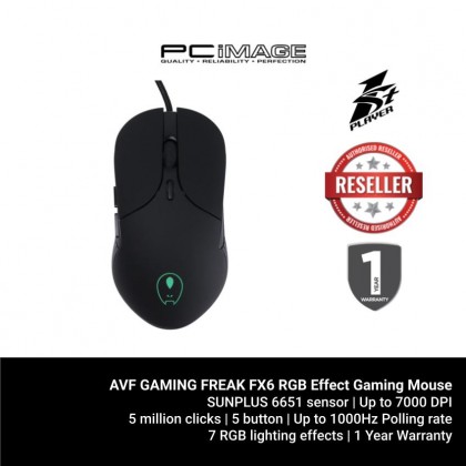 AVF GAMING FREAK FX6 RGB Effect Gaming Mouse