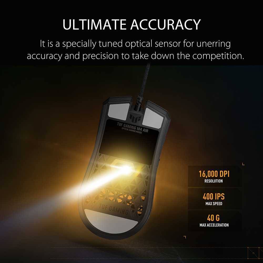 ASUS GAMING MOUSE TUF M4 AIR P307 PC Image