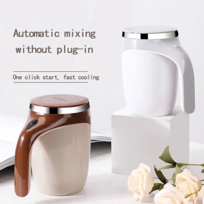 380ML AUTOMATIC MAGNETIC STIRRING MUG 304 STAINLESS STEEL