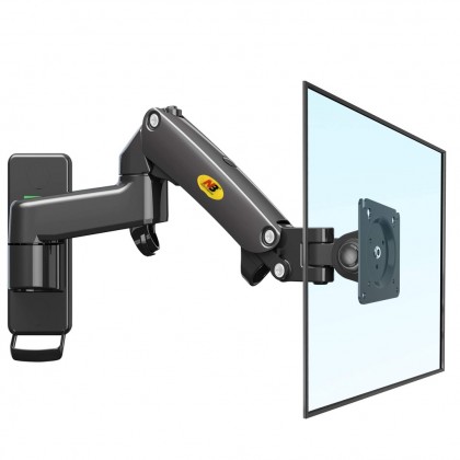 NB NORTH BAYOU F150 GAS STRUT FLEXI WALL MONITOR MOUNT ARM FOR 17"-35" , UP TO 10KG EACH
