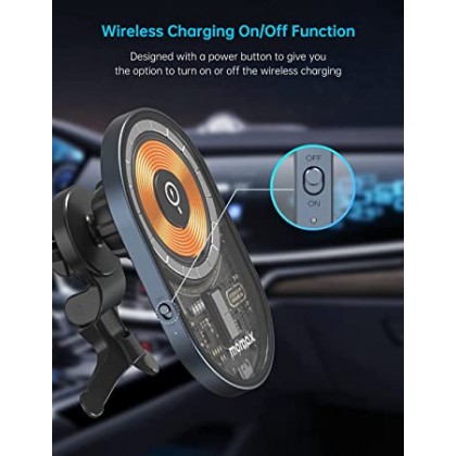 MOMAX CM20E Q.MAG MOUNT 3 MAGNETIC 15W WIRELESS CHARGING CAR MOUNT MOMAX CM20E Q.MAG MOUNT 3 MAGNETIC 15W WIRELESS CHARGING CAR MOUNT