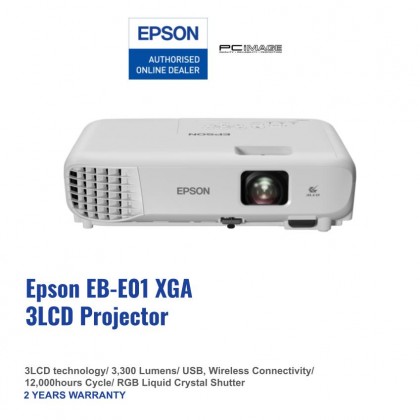 EPSON EB-E01 XGA 3LCD Projector