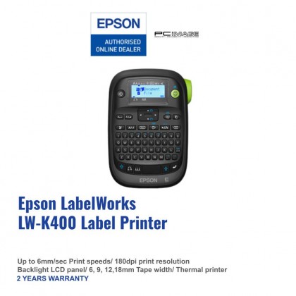 EPSON LabelWorks LW-K400 Label Printer + FREE RM50 TNG EPSON LabelWorks LW-K400 Label Printer + FREE RM50 TNG