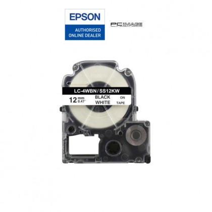 EPSON LK-4WBN LabelWorks Standard LK Tape Cartridge