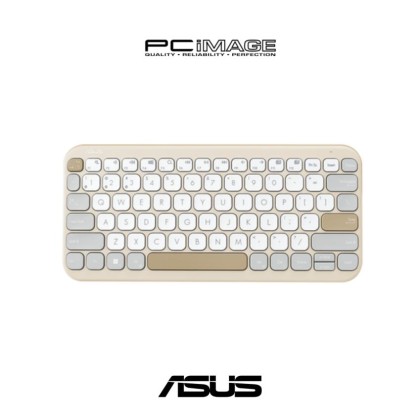 ASUS Marshmallow Keyboard KW100 (Wireless, Adjustable Kickstands, Low Noise Keystroke, Bluetooth 5.0)