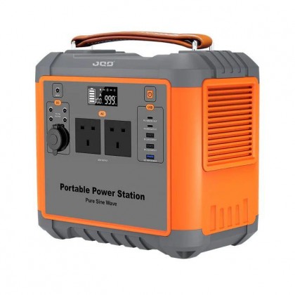 JQB FUSION 1000W POWER STATION WITH LED LIGHT - 716.8WH / 224000MAH / 2 AC 1000W / 10KG / 5YW