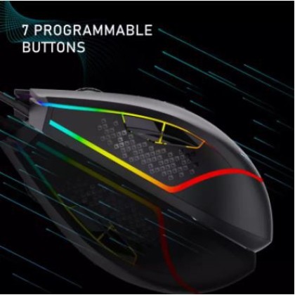 AULA F805 Gaming Mouse Marco 7 Programmable Buttons RGB Colorful Lighting 6 Gear DPI AULA F805 Gaming Mouse Marco 7 Programmable Buttons RGB Colorful Lighting 6 Gear DPI