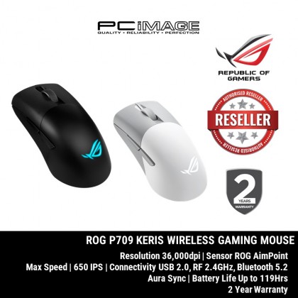 ASUS P709 ROG KERIS WIRELESS AIMPOINT GAMING MOUSE