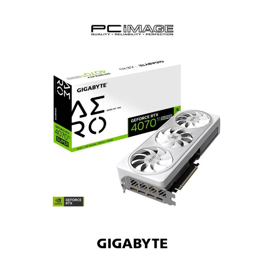 GIGABYTE GEFORCE RTX4070 TI SUPER AERO OC 16GB GDDR6X Graphics Card (GV