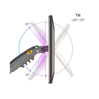 NB NORTH BAYOU H100 GAS-STRUT LCD / LED MONITOR HOLDER FOR 17''-30" , UP TO 9KG EACH