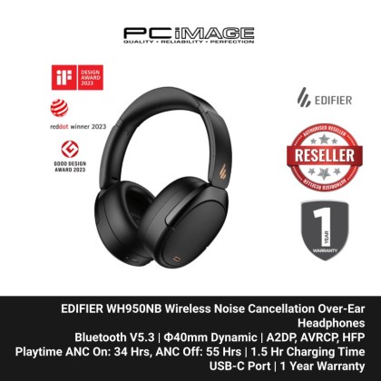 EDIFIER WH950NB -45DB Wireless Noise Cancellation Over Ear Headphone