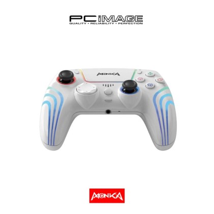 MONKA CONTRA GT-96 WIRELESS GAMING GAMEPAD WITH RGB LIGHT FOR PS54 / PS3 / ANDROID / PC / IOS 13+ / 900MAH / 1YW