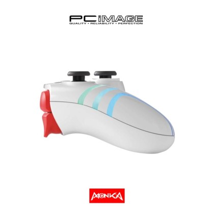 MONKA CONTRA GT-96 WIRELESS GAMING GAMEPAD WITH RGB LIGHT FOR PS54 / PS3 / ANDROID / PC / IOS 13+ / 900MAH / 1YW