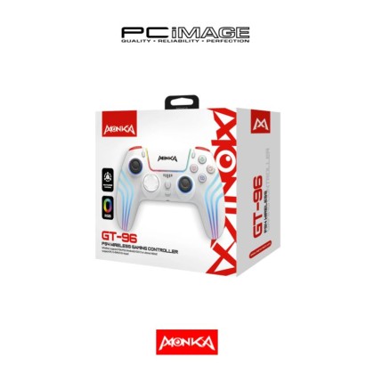 MONKA CONTRA GT-96 WIRELESS GAMING GAMEPAD WITH RGB LIGHT FOR PS54 / PS3 / ANDROID / PC / IOS 13+ / 900MAH / 1YW