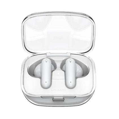 USAMS US-BE16 BE SERIES TRANSPARENT TWS EARBUDS - BT5.3 / PT 6H / CT 3H / 300MAH / 1YW