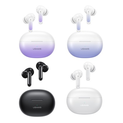 USAMS US-XD19 X-DON SERIES DUAL MIC ENC TWS WIRELESS EARBUDS - BT5.3 / 400MAH / PT 6H / TT 3H / 1YW