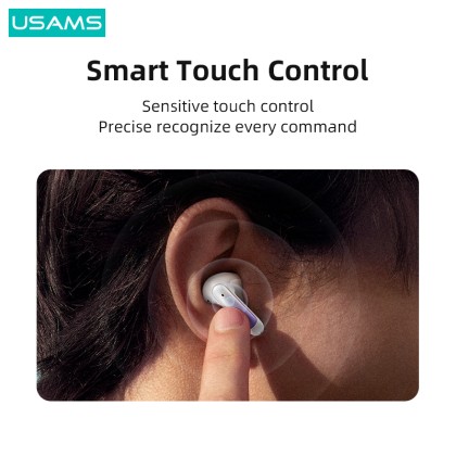 USAMS US-XD19 X-DON SERIES DUAL MIC ENC TWS WIRELESS EARBUDS - BT5.3 / 400MAH / PT 6H / TT 3H / 1YW
