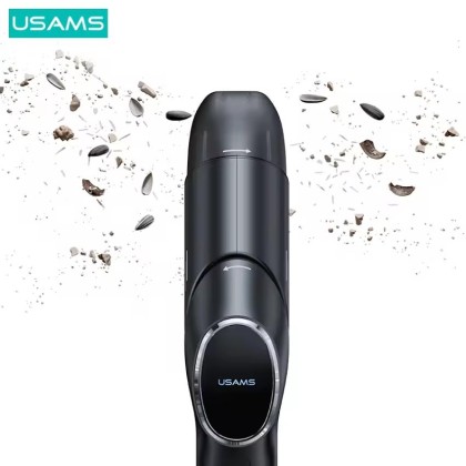 USAMS US-ZB259 YAJ SERIES PORTABLE HANDHELD FOLDING VACUUM - 4300PA / 4000MAH / 55W / WT 15MINS / 6MW - BLACK