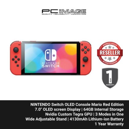 Nintendo Switch OLED Console Mario Red Edition
